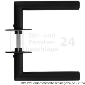 Intersteel Essentials 1583 Türdrücker Jura mit selbstklebender Rosette 55x2 mm Edelstahl-Schwarz matt - D26007018 - afbeelding 2