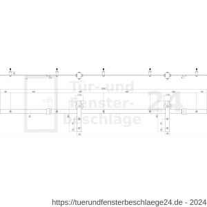 Intersteel Living 4501 Schiebetürsystem 200 cm Basic 290 mm Schwarz - D26007034 - afbeelding 5