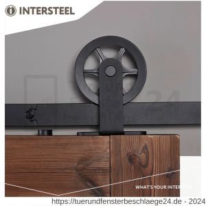 Intersteel Living 4501 Schiebetürsystem 200 cm Wheel Top Schwarz - D26008324 - afbeelding 4