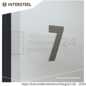 Intersteel Living 4021 Hausnummer 7 XL Höhe 30 cm Edelstahl gebürstet - D26009268 - afbeelding 4