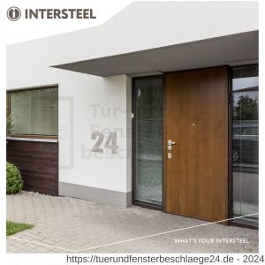 Intersteel Living 4021 Hausnummer 0 XXL Höhe 50 cm Edelstahl gebürstet - D26009271 - afbeelding 3