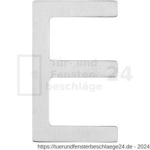 Intersteel Essentials 4026 Hausbuchstabe E 100 mm Edelstahl gebürstet - D26002212 - afbeelding 1