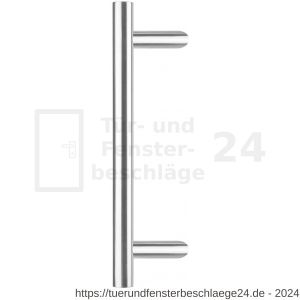 Intersteel Essentials 4328 Stoßgriff T-schräg 25 mm 700 mm Edelstahl gebürstet - D26006118 - afbeelding 1