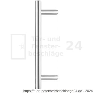 Intersteel Essentials 4329 Stoßgriff T-schräg 30 mm 500 mm Edelstahl gebürstet - D26006120 - afbeelding 1