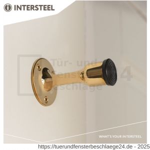 Intersteel Living 4420 Türstopper Wandmontage Messing unlackiert - D26000984 - afbeelding 2