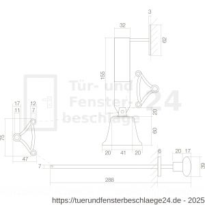 Intersteel Living 3990 Ziehklingel Messing lackiert - D26007280 - afbeelding 2