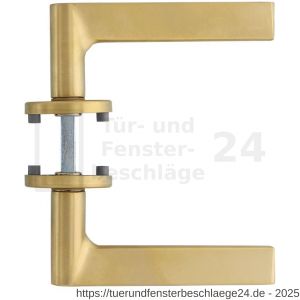 Intersteel Living 0465 Türdrücker Tiga mit Rosette 49x7 mm Messing matt Titan PVD - D26009867 - afbeelding 4