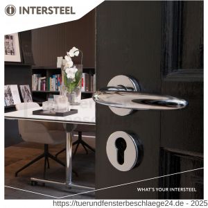 Intersteel Living 0199 Türdrücker Sigaar auf Rosette 49x7 mm Chrom - D26000247 - afbeelding 5