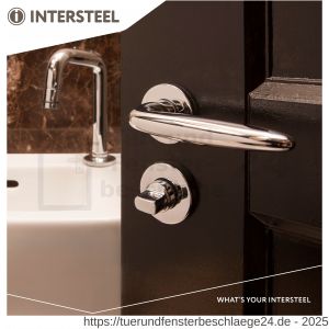Intersteel Living 0199 Türdrücker Sigaar auf Rosette 49x7 mm Chrom - D26000247 - afbeelding 6