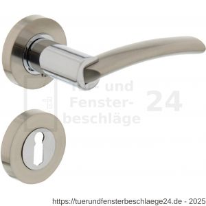 Intersteel Living 1697 Türdrücker Sylvia auf Rosette 52x10 mm mit BB-Rosetten Chrom-Nickel matt - D26004924 - afbeelding 1