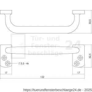 Intersteel Living 5616 Möbelgriff 120 mm Nickel matt - D26004585 - afbeelding 2