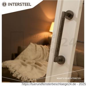 Intersteel Living 4261 Stoßgriff Bau-Stil 300 mm Bohrgröße 250 mm Altgrau - D26001985 - afbeelding 3
