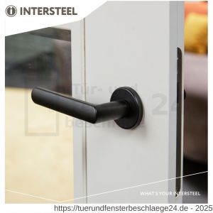 Intersteel Living 0464 Türdrücker Sora mit Rosette 49x7 mm mattschwarz - D26009894 - afbeelding 3