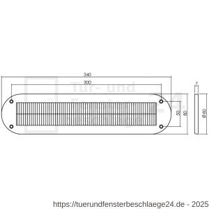 Intersteel Living 4057 Haustürset Schutzbeschlag SKG*** rund Rosette Edelstahl schwarz mit Kerziehschutz - D26009950 - afbeelding 8