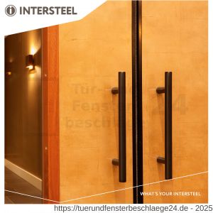 Intersteel Living 4324 Stoßgriff T-Modell 20 mm â€“ 300 mm Edelstahl-Schwarz matt - D26007753 - afbeelding 3