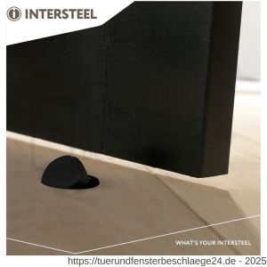 Intersteel Living 4420 Türstopper Rund Bodenmontage Schwarz - D26000979 - afbeelding 2