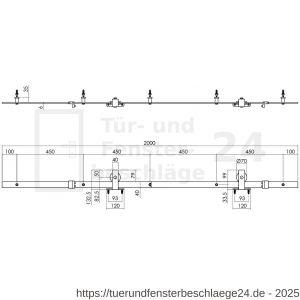 Intersteel Living 4501 Schiebetürsystem 200 cm Basic Top mm Schwarz - D26008311 - afbeelding 6