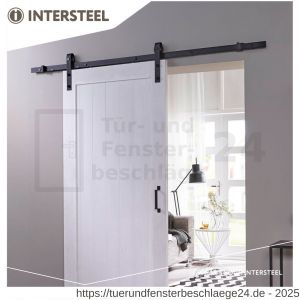 Intersteel Living 4501 2-teiliges Laufrollen-Set Recht 290 mm Schwarz - D26008312 - afbeelding 3