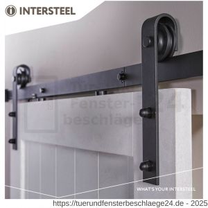 Intersteel Living 4501 Schiebetürsystem 200 cm Basic 290 mm Schwarz - D26007034 - afbeelding 3