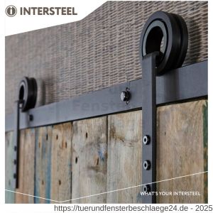 Intersteel Living 4501 Schiebetürsystem 200 cm Modern Schwarz - D26008327 - afbeelding 3