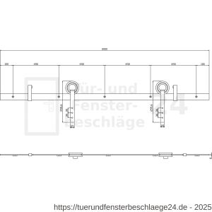 Intersteel Living 4501 Schiebetürsystem 200 cm Modern Schwarz - D26008327 - afbeelding 6