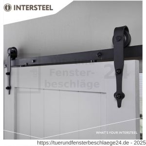 Intersteel Living 4501 Schiebetürsystem 200 cm Classic Schwarz - D26008328 - afbeelding 4