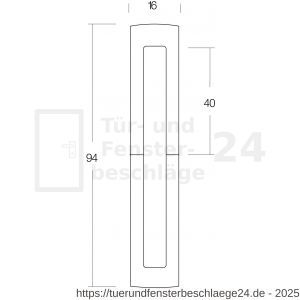 Intersteel Living 4540 Zierhülse 40/40 mm Schwarz - D26000016 - afbeelding 2