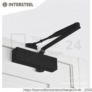 Intersteel Essentials 4801 Türschließer mit Scherenarm DR120 Schwarz - D26007234 - afbeelding 3