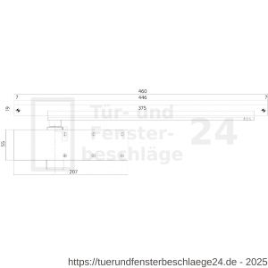 Intersteel Living 4801 Türschließer mit Gleitschiene DR124 Schwarz - D26008339 - afbeelding 2