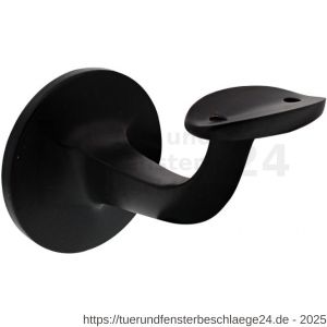 Intersteel Living 7245 Handlaufhalter runde Auflage Stockschraub Schwarz - D26003960 - afbeelding 2