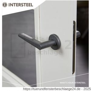Intersteel Living 0465 Türdrücker Tiga mit Rosette 49x7 mm grau - D26009973 - afbeelding 4