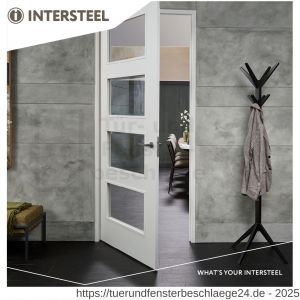 Intersteel Living 0465 Türdrücker Tiga mit Rosette 49x7 mm grau - D26009973 - afbeelding 5