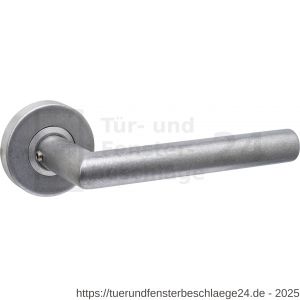 Intersteel 0583 Türgriff Jura auf Rosette verdeckt 53x10 mm edelstahl vibriert - D26010864 - afbeelding 1