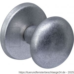 Intersteel 3930 Haustürknopf paddenstoel 58 mm auf Hinterplatte 66 mm einseitiger Befestigung edelstahl vibriert - D26010853 - afbeelding 1