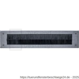 Intersteel 4015 Zugluftschutz rechteckig 340x76 mm edelstahl vibriert - D26010842 - afbeelding 1