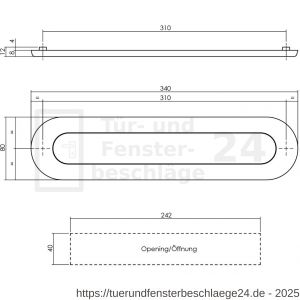 Intersteel Living 4000 Briefkasten oval Edelstahl gebürstet - D26007316 - afbeelding 2