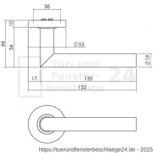 Intersteel Essentials 4057 Haustürset Schutzbeschlag SKG*** rund Rosette Edelstahl gebürstet mit Kernziehschutz - D26008662 - afbeelding 3
