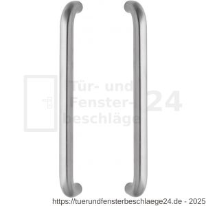 Intersteel Essentials 4323 Stoßgriffe Set U-Form 455x80x30 Bohrmaß 425 mm Edelstahl gebürstet - D26006088 - afbeelding 1