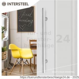 Intersteel Essentials 4324 Stoßgriff T-Form 300 mm Edelstahl gebürstet - D26006092 - afbeelding 3