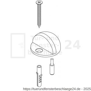 Intersteel Essentials 4420 Türstopper Bodenmontage Edelstahl gebürstet - D26000986 - afbeelding 4