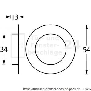 Intersteel Essentials 4476 Griffmuschel 34/55 mm Edelstahl gebürstet - D26007659 - afbeelding 2