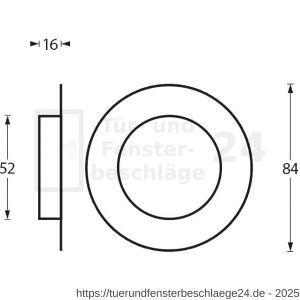 Intersteel Essentials 4476 Griffmuschel 52/85 mm Edelstahl gebürstet - D26007660 - afbeelding 3