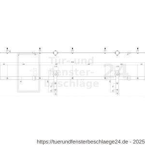 Intersteel Living 4501 Schiebetürsystem Basic Edelstahl gebürstet - D26008785 - afbeelding 3
