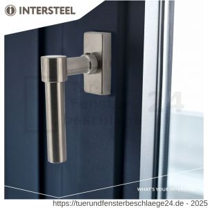 Intersteel Living 6156 Fenstergriff L-Modell Recht Edelstahl gebürstet - D26010131 - afbeelding 2