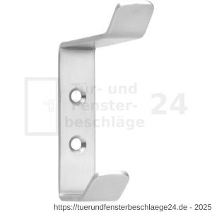 Intersteel Essentials 6950 Garderobenhaken gebogen Edelstahl gebürstet 93 mm - D26003914 - afbeelding 1