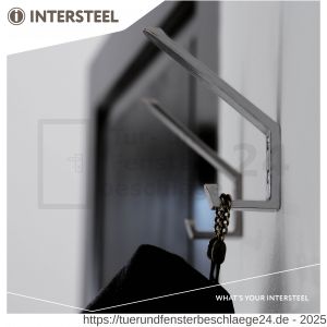 Intersteel Living 6950 Garderobenhaken Recht Edelstahl gebürstet - D26003945 - afbeelding 3