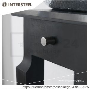 Intersteel Essentials 8520 Möbelknopf mit Fingermulde 18 mm Edelstahl gebürstet - D26007871 - afbeelding 2