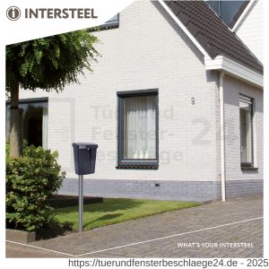 Intersteel Essentials 4900 Briefkasten 465x325x180 mm Schwarz - D26006532 - afbeelding 3
