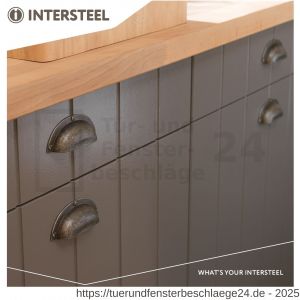 Intersteel Living 8752 Griffmuschel 97 mm Altgrau - D26007841 - afbeelding 3