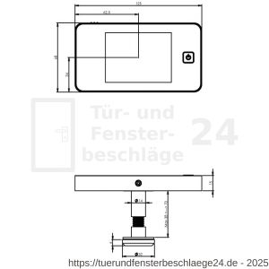 Intersteel Essentials 4055 Digitale Türkamera DDV 3.0 - D26006572 - afbeelding 2